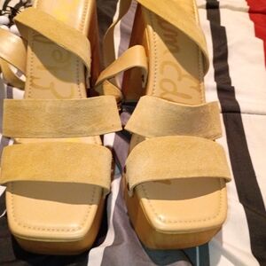 Sam Edelman Rosalind Heels in Sesame Size 9  EUC. WORN ONCE